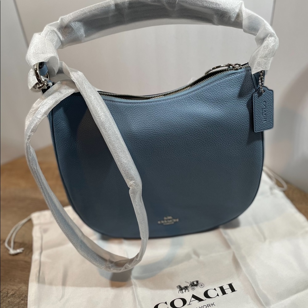 Coach Pebble Leather Sutton Hobo